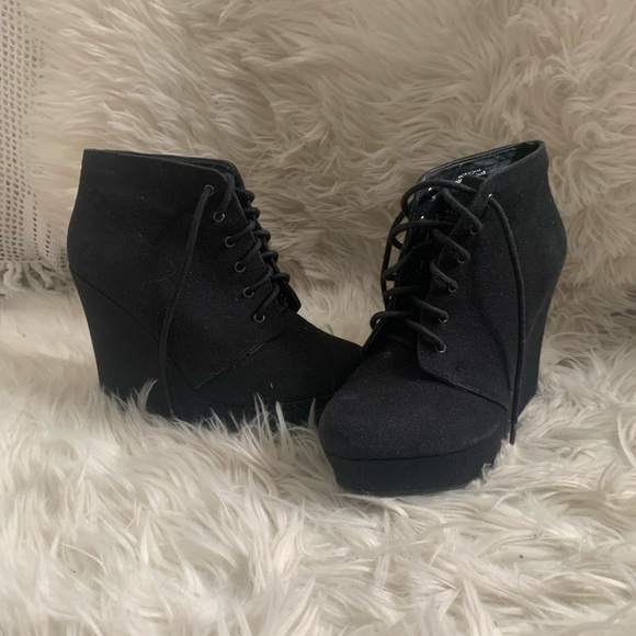 Black cute comfy heels - Picture 5 of 14